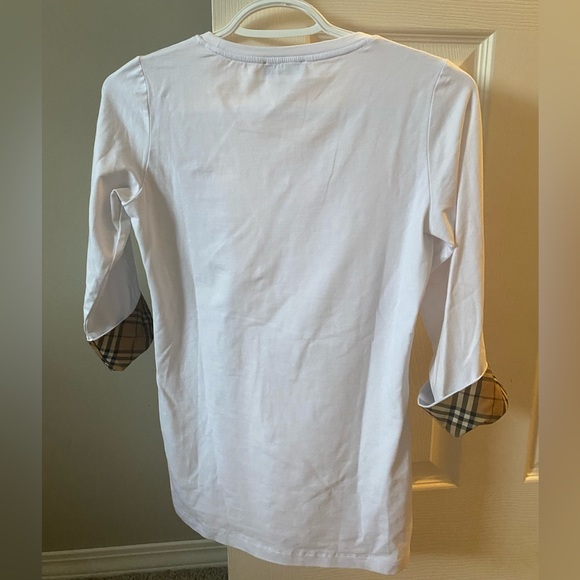 NWOT Authentic Burberry 3/4 length shirt - Picture 7 of 7
